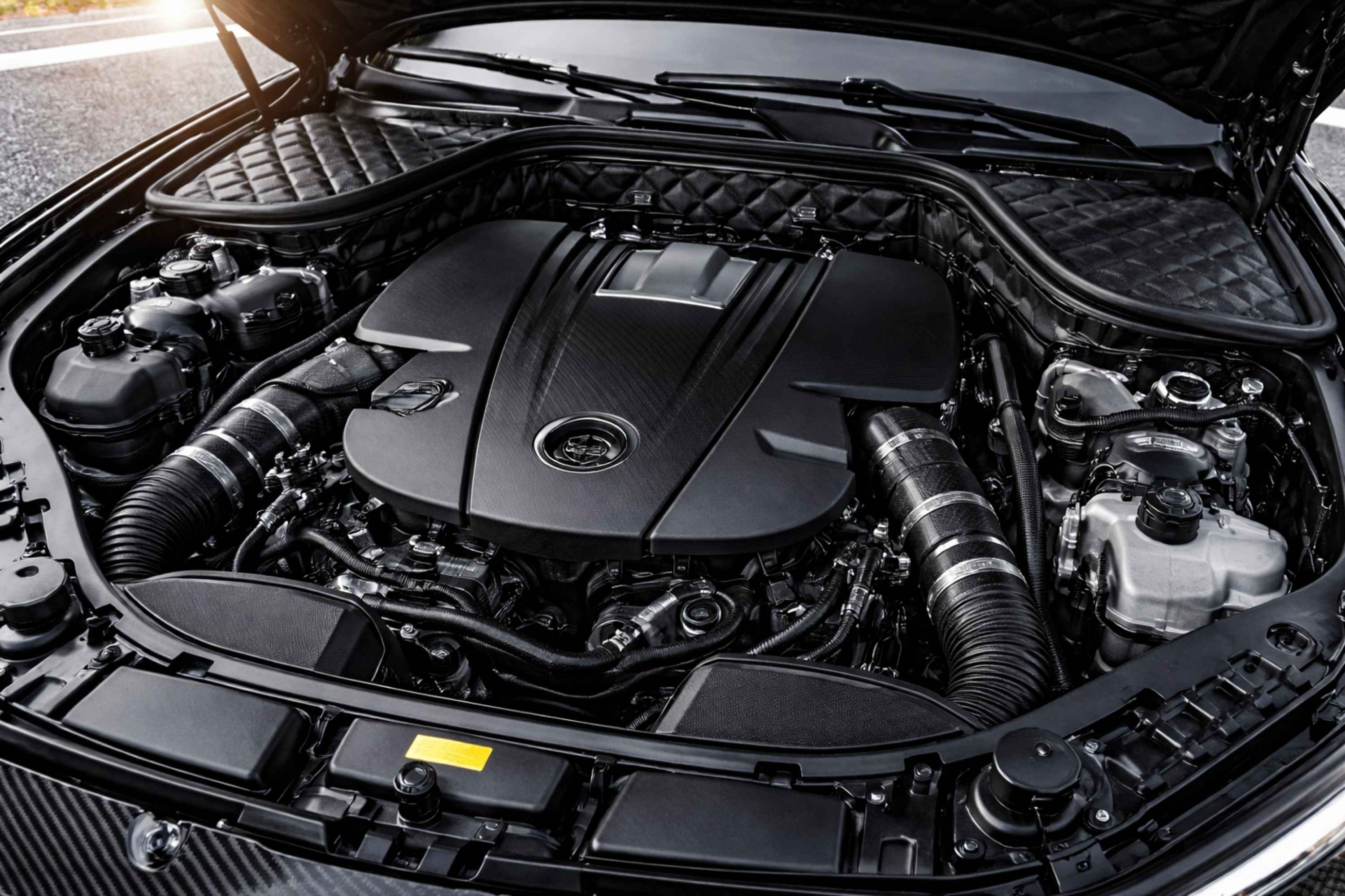 Acoustic treatment for engine compartments